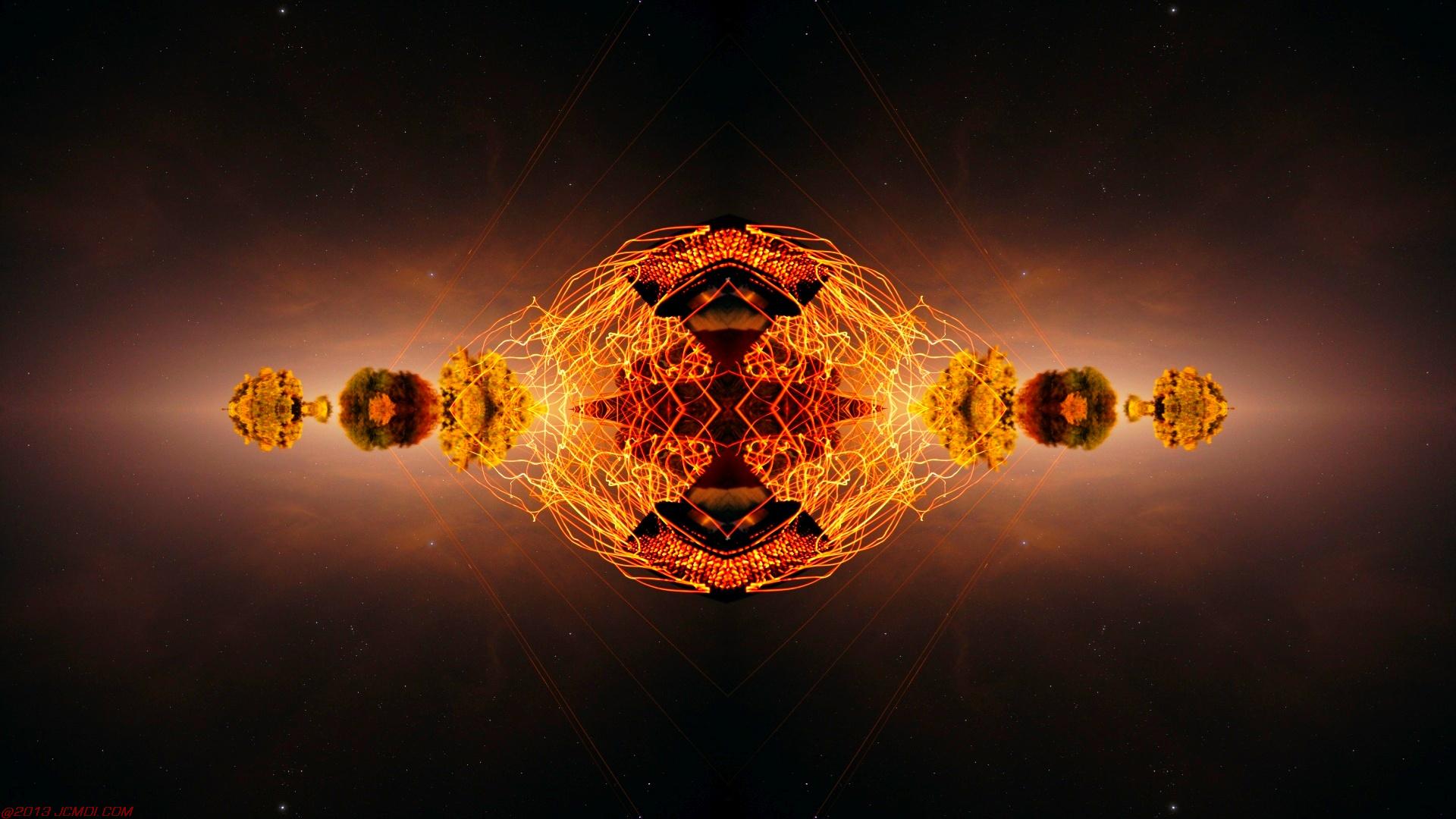 Chimney Sparks Abstract Artwork Timelapse Still Images